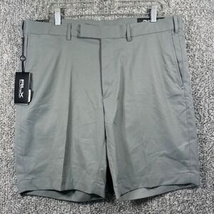 RLX Ralph Lauren Golf Shorts Tailored Fit Stretch 9" Inseam Wicking Grey Mens 36